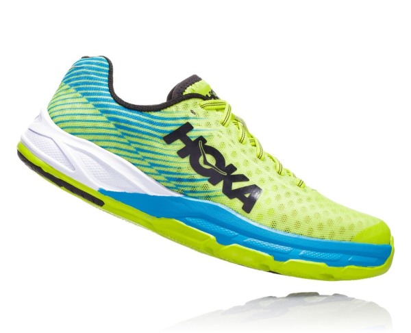 Hoka One One EVO Carbon Rocket Mens UK - Blue Running Shoes - TCRWJ3047